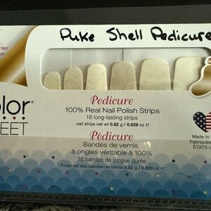 Color Street Sparkling Cream Pedicure Strips